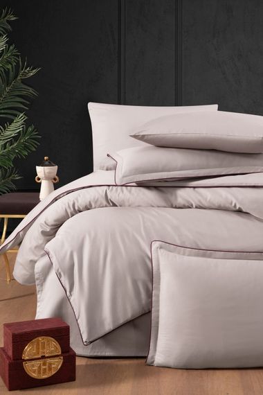 Постільна білизна La Romano Premium Satin 160×220 см сімейна Lucca Violet | Зображення 1