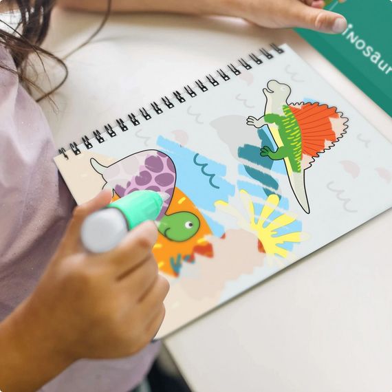 Набір водних розмальовок "Динозаври" 300310 з маркером для води | Зображення 1