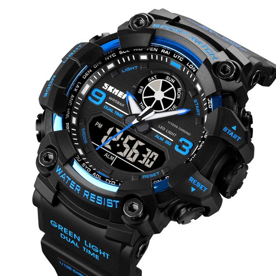Годинник S2kmei 1818 Black-Blue. | Зображення 1