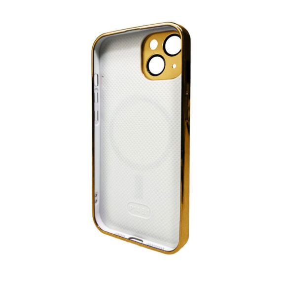 Чохол для смартфона AG Glass Sapphire Frame MagSafe Logo for Apple iPhone 14 Gold | Зображення 1