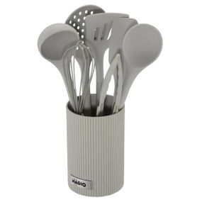 Силіконові кухонні прилади в комплекті з підставкою, Приналежності для кухаря, Кухарські приналежності CV-63