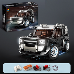 Детский конструктор J2022 Road HU Palambo Defender, с дистанционным управлением