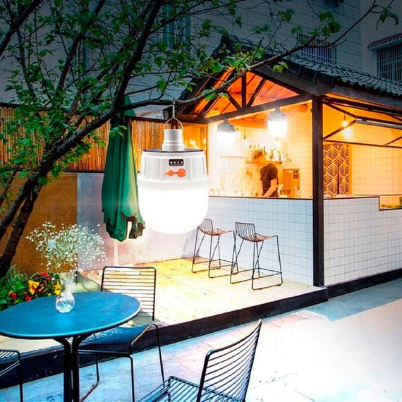 Ліхтар на сонячній батареї для кемпінгу Solar BL-2022 / Акумуляторна підвісна лампа | Зображення 3