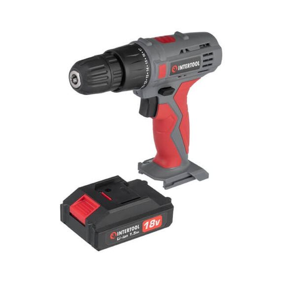 Дриль-шурупокрут акумуляторний 17 Нм INTERTOOL DT-0315 | Зображення 9