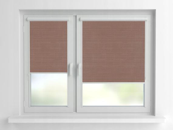 Рулонна штора Rolets Льон 2-7439-700 70x170 см закритого типу Капучіно