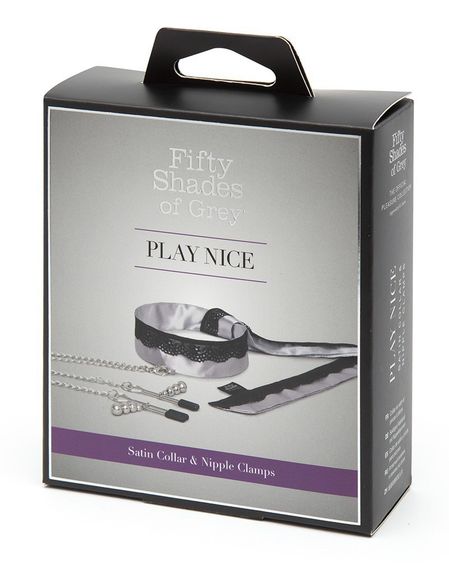 Ошейник с зажимами на соски Fifty Shades of Grey Play Nice sexstyle | Зображення 4
