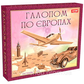 Настольная игра "Галопом по Европе" 0840 развивающая