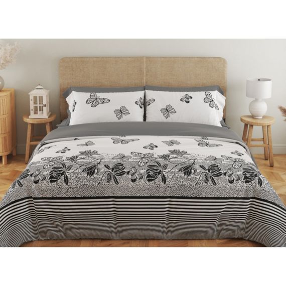 Постельное белье полуторное ТЕП Soft dreams Black Butterfly 2-03857-25994 150х215 см