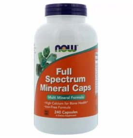 Мультиминеральный комплекс NOW Foods Full  Spectrum Minerals 240 Caps