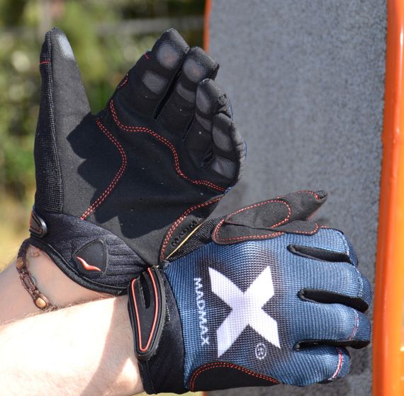Рукавички для фітнесу MadMax MXG-102 X Gloves Black/Grey/White M | Зображення 4