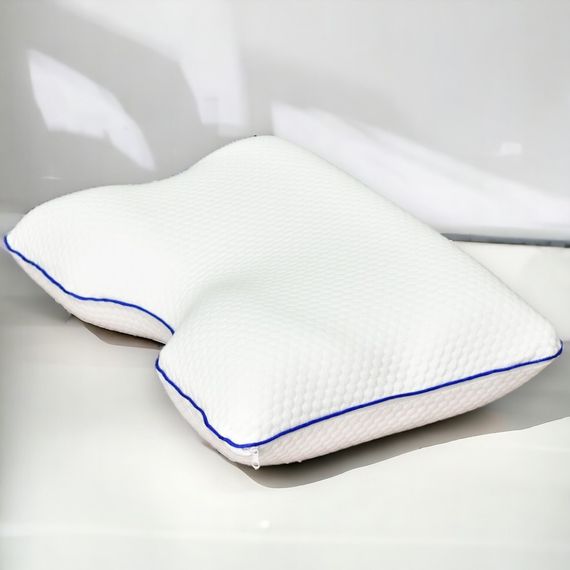 Подушка ортопедическая MEMORY FOAM IDEIA контурная 58х42х13 см с эффектом памяти и наволочкой в комплекте | Зображення 8