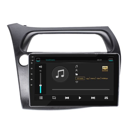 Штатная магнитола 9" Lesko для Honda Civic Type R VIII Рестайлинг 2008-2011  4/64Gb/ 4G/ Wi-Fi/ CarPlay | Зображення 1