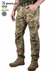Тактичні штани SMILO rip stop Піксель XXL