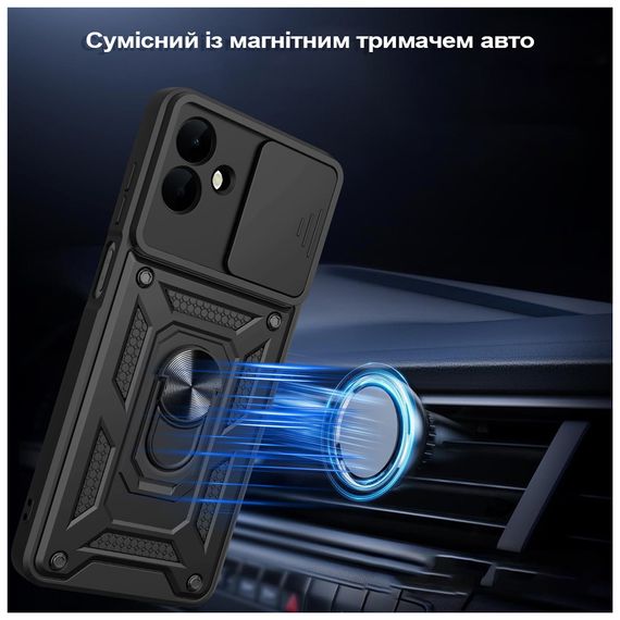 Чохол до мобільного телефона BeCover Military Samsung Galaxy A07 SM-A075 Black (713897) | Зображення 2