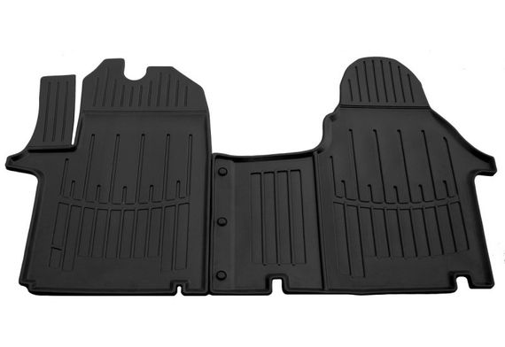 Передние резиновые коврики Stingray 3D (1-20252, 2 шт) для Nissan Primastar 2002-2014 гг