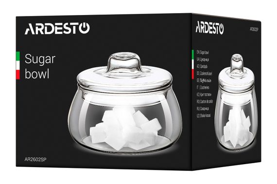 ARDESTO Цукорниця, 500 мл, боросилікатне скло (AR2602SP) | Зображення 2
