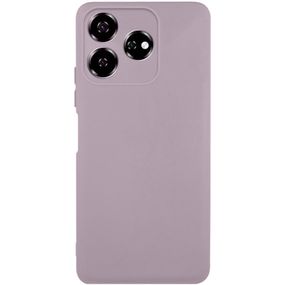 Чохол TPU GETMAN Liquid Silk Full Camera для ZTE Nubia V60 Сірий / Lavender