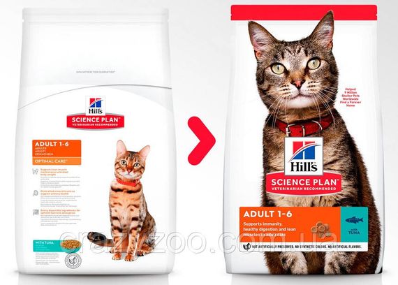 Сухой корм для котов Hill`s Tuna с тунцом 10 кг 604176 | Зображення 3