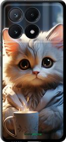 Чохол на Xiaomi Poco X6 PRO Білий кіт "5646b-3497-2448"