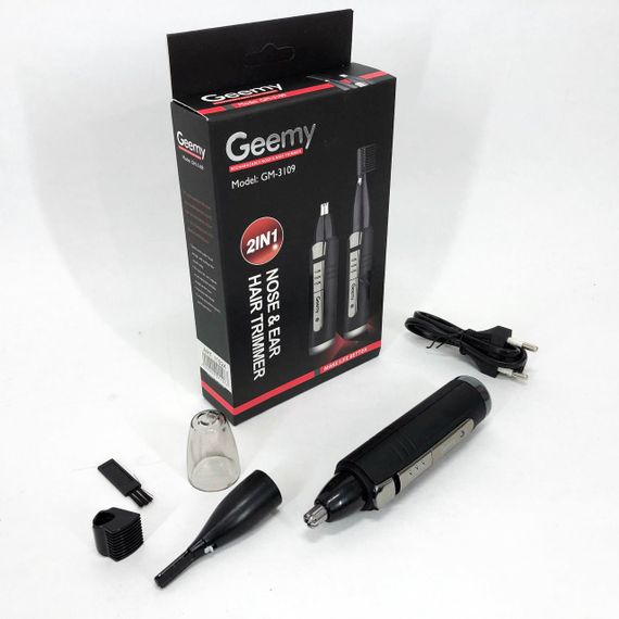 Тример GEMEI GM-3109 2в1, тример бездротовий, машинка чоловіча для гоління, бездротова електробритва | Зображення 7