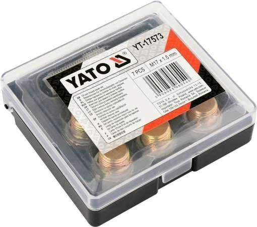 Набір для ремонту оливних пробок М17х1.5 6 штук YATO YT-17573 | Зображення 4