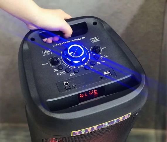 Портативна Bluetooth колонка з вбудованим сабвуфером KIMISO QS-82 (QS-82_2678) | Зображення 1