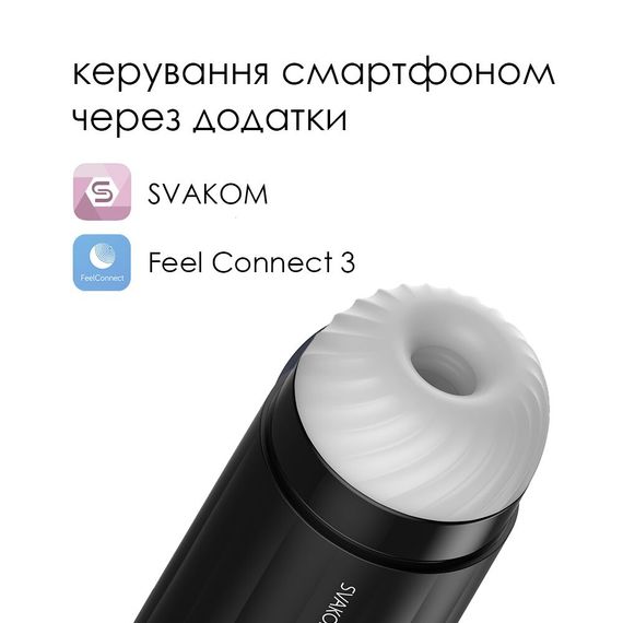 Інтерактивний смарт-мастурбатор із вібрацією та посмоктуванням Svakom Sam Neo | Зображення 1