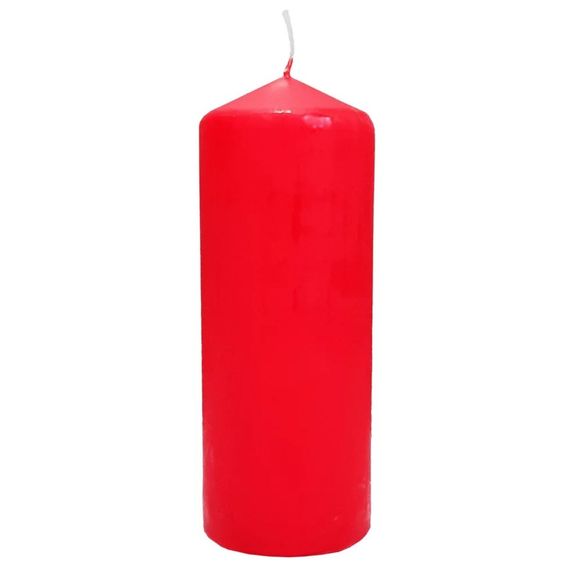 Свічка столова циліндр Bispol AURA Candles sw60/150-030 Червонй | Зображення 7