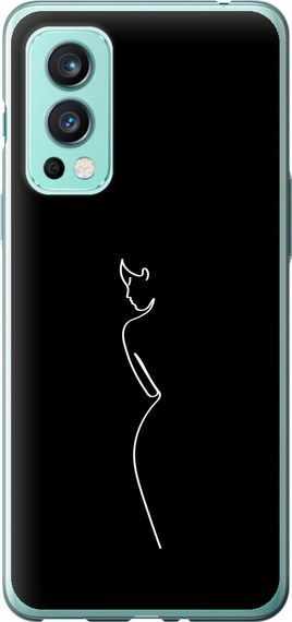 Чехол на OnePlus Nord 2 Силуэт1 "4590u-2468-17620"
