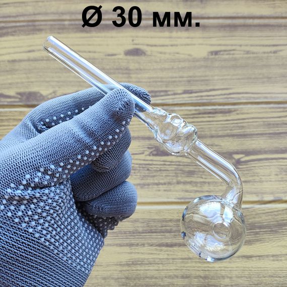 Стеклянная трубка Skull Turn Oil Clear