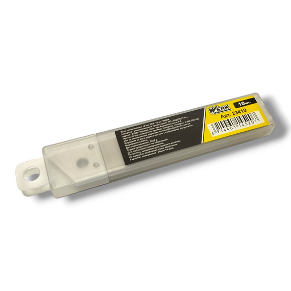 Леза сегментовані 10 шт, 18х100 мм , SК5, WERK (арт.23410) | Зображення 2