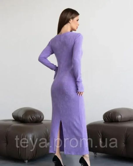 Плаття для жінок колір бузковий розміри S, M, L, XL FI_009709 | Зображення 2