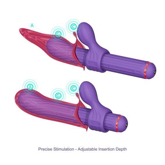 Вібратор Otouch Magic Stick S1 Plus - Purple Sex Aura | Зображення 4