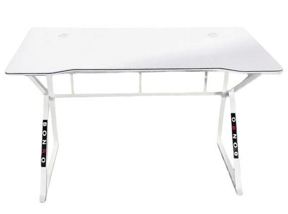 Стіл геймерський комп'ютерний Bonro 276 металевий 120×60 білий (42401080) | Зображення 1