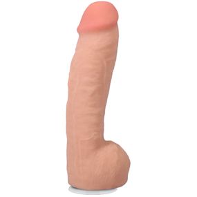 Фалоімітатор Doc Johnson The Realistic Cock ULTRASKYN - 12 Inch Hung with Balls Vanilla