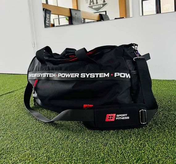 Спортивна сумка Power System PS-7012 Gym Bag-Dynamic (38л.) Black/Red | Зображення 1
