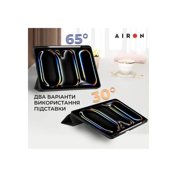 Чохол до планшета AirOn Premium SOFT iPad Pro 13 2024 + Film Black (4822352781129) | Зображення 6