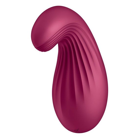 Вібратор Satisfyer Dipping Delight Berry, 2 мотори, гнучкий кінчик | Зображення 1