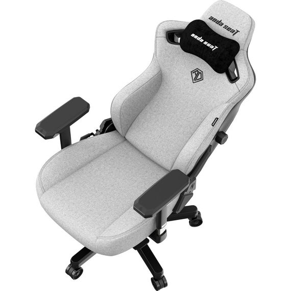 Крісло ігрове Anda Seat Kaiser 3 Fabric Size XL Grey (AD12YDC-XL-01-G-PV/F) | Зображення 8