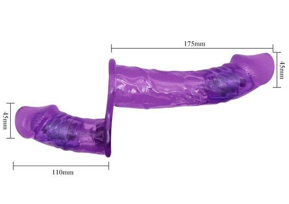 Страпон с вибрацией с 2-мя вибромоторами ULTRA PASSIONATE HARNESS STRAP-ON, BW-022060-1 sexstyle | Зображення 7