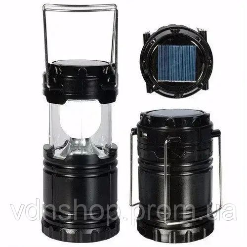 Переносний світлодіодний ліхтарик із сонячною панеллю G85 та Power Bank