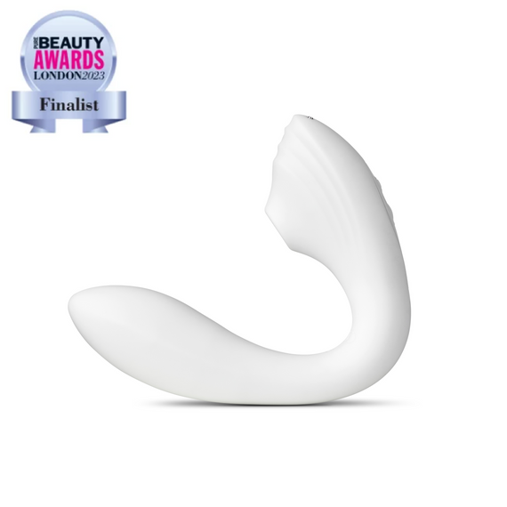 Вакуумний вібратор Pearl Vibe 2 в 1, колір: білий So Divine (Велика Британія)