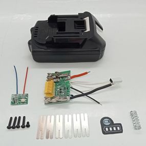Корпус для инструмента шуруповерта Makita 5S1P5*18650 для АКБ-инструмента 21V BL18650 с индикаторм