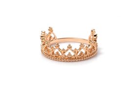 Кольцо «Корона» из красного золота К-0705 20.5