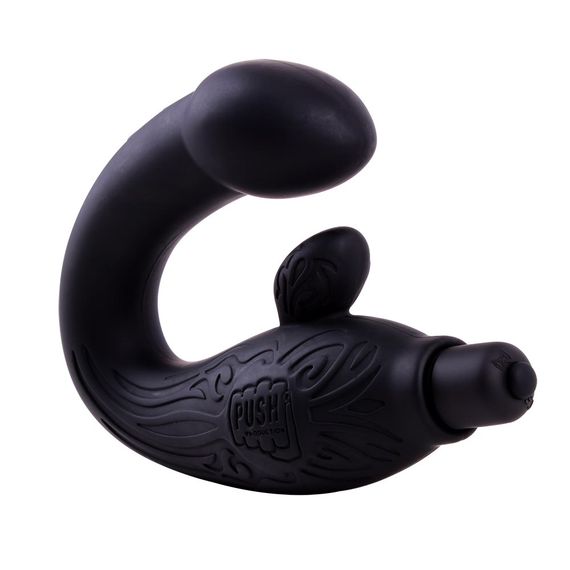 Массажёр простаты Chisa Black Mont P-Spot Perineum Massager с вибрацией, черный Sex Aura