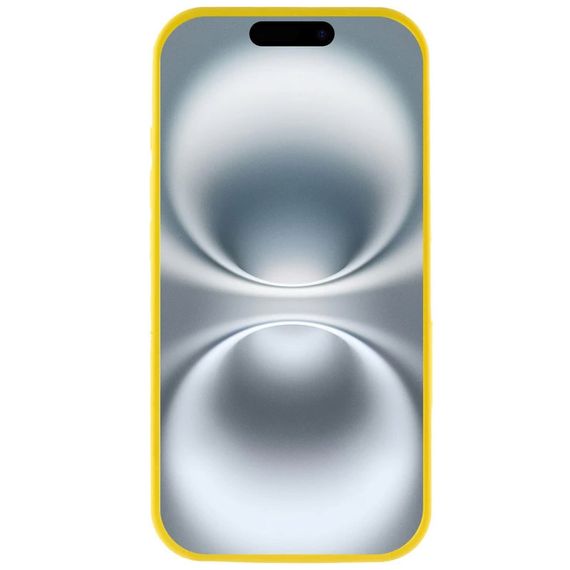 Чохол Silicone Case Full Protective (AA) для Apple iPhone 16e (6.1") Жовтий / Yellow | Зображення 1
