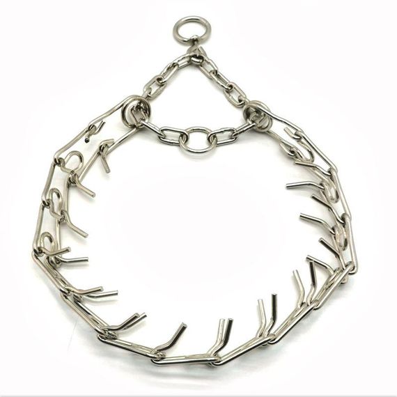 Ошейник удавка жесткий для собак Zoo-hunt никелевый НЖ №4 70 см | Зображення 4