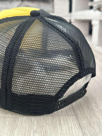 Кепка снепбек із сіточкою (Snapback)  Конопля  Чорний з жовтим 56-61р (9058) | Зображення 2