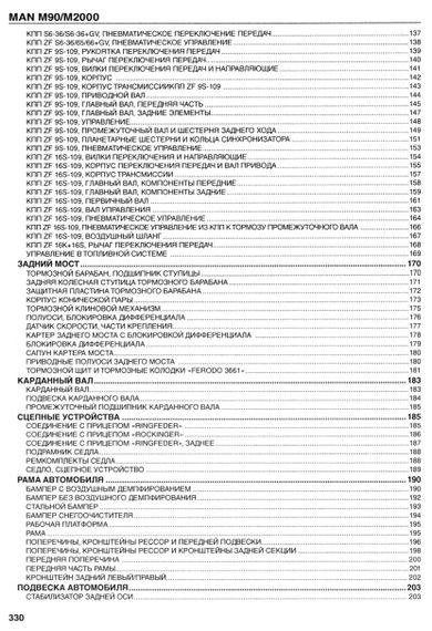 MAN M90 / M2000. Каталог деталей. Книга | Зображення 6