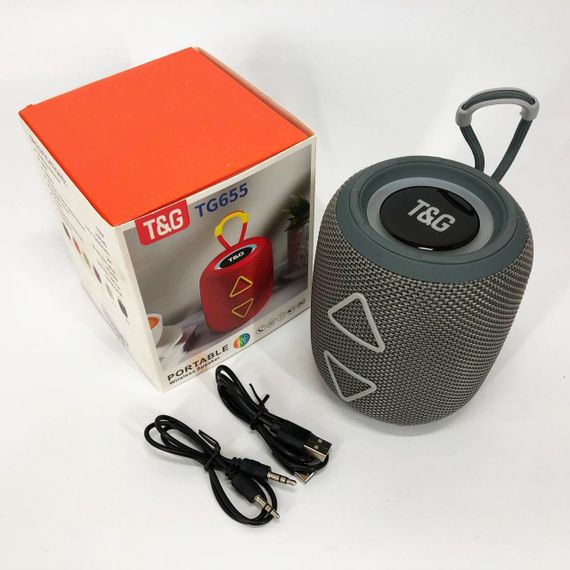 Колонка акумуляторна TG655, Портативна колонка portable wireless speaker, Колонки для музики вдома CK-40 | Зображення 2